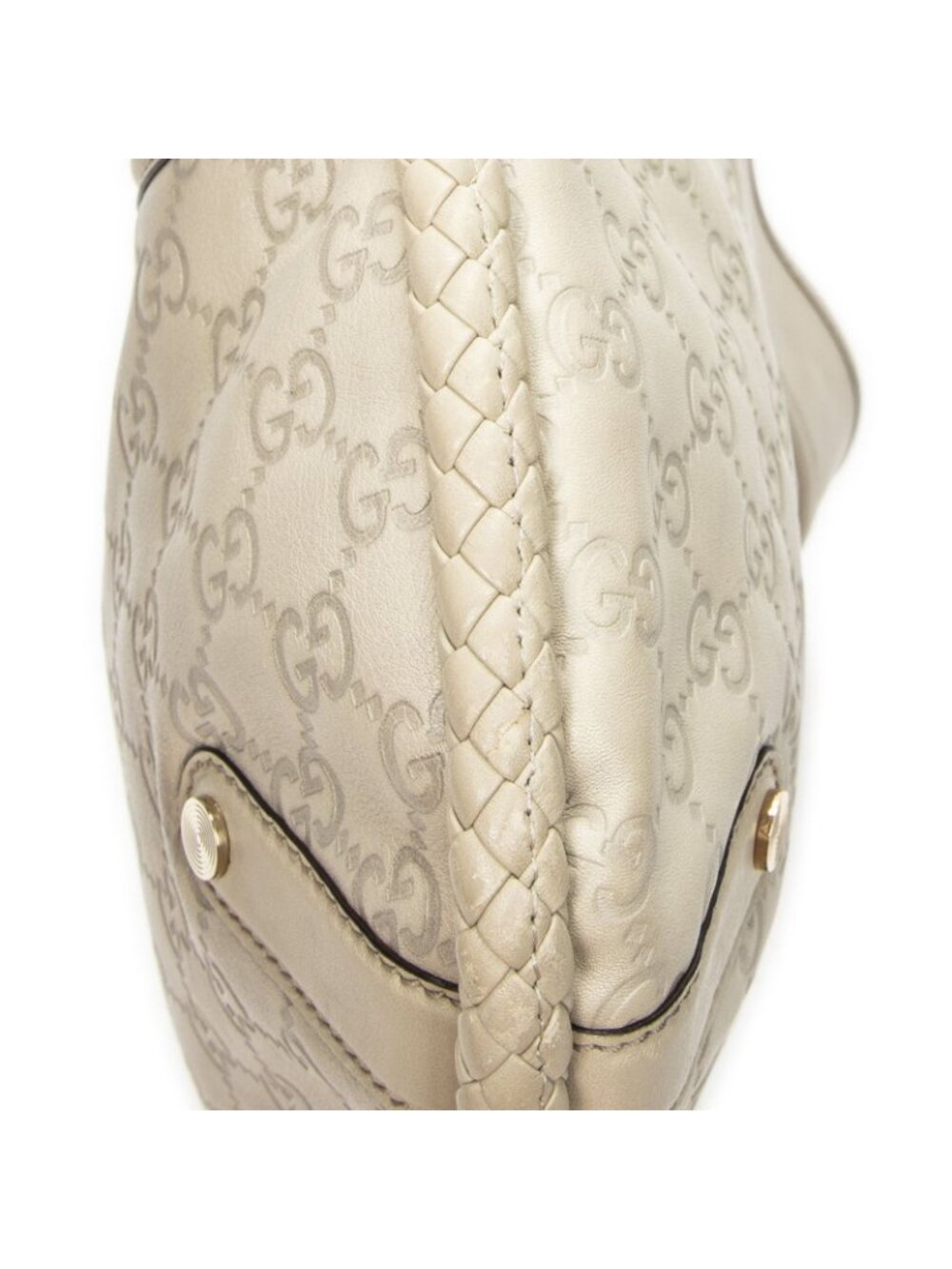 Gucci Brit Hobo Ivory Guccissima - Picture 8 of 10